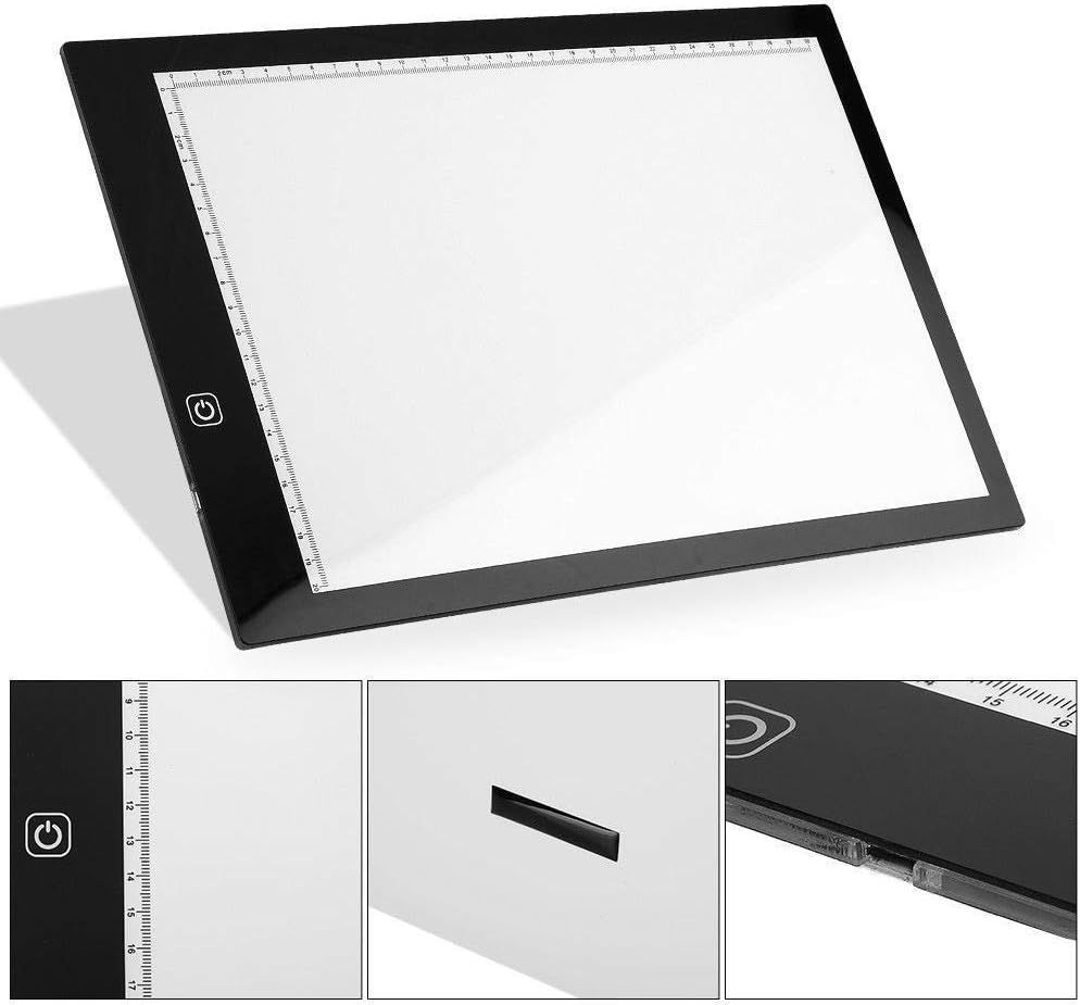 Light Box Drawing,Cozyroom A3/A10 Adjustable LED Ultra-Thin Brightness Drawing Copy Board Micro Artcraft Animation Drawing Pad Tracing Board Lightbox for Artists, Drawing, Animation, Sketching