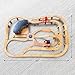 Melissa & Doug Wooden Railway Set, 130 Pieces