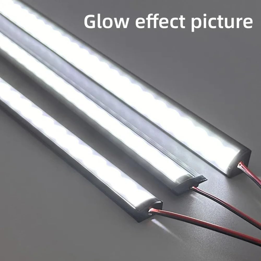 Strip Housing, 10PCS Black Lid 10-20 Pieces/Encapsulated LED Aluminum Profile 1m/pcs U/V/W Shape Suitable for 8-12mm Wide LED Strip Housing Channels(V-Shaped Black)
