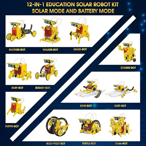 Raesoot 219A Solar Robot Kit For Kids Age 8-12 thumb #2