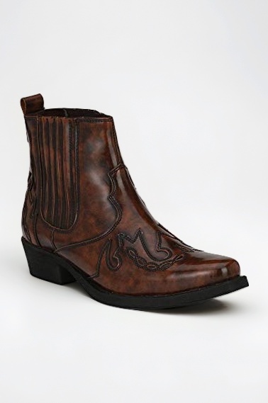 Men's Cowboy Ankle Boots