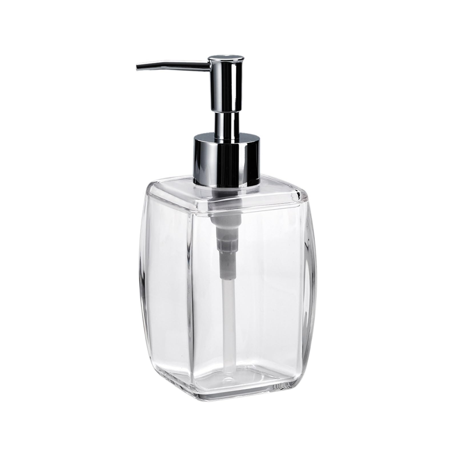 Soap Dispenser 280ml Lotion Pump Bottle Acrylic Soap Dispenser With For Bathroom And Hotel(Clear)