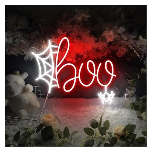 Lampe au néon Boo 45 cm à éclairage LED continu pour festivals