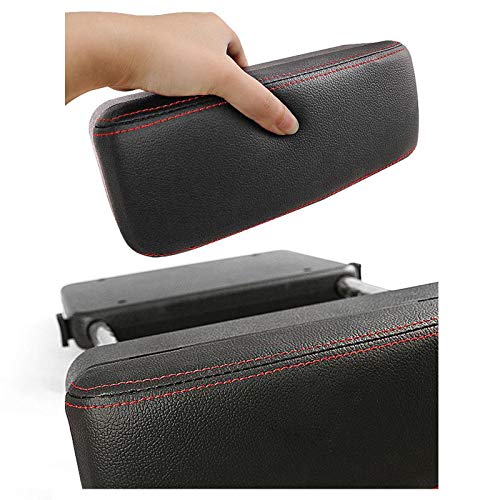 Ruiya Car Armrest Extender Support Elbow - Adjustable Height Comfort Arm Rest Pads Extender For Universal Auto Car Center Console (Red Line) #TOP5