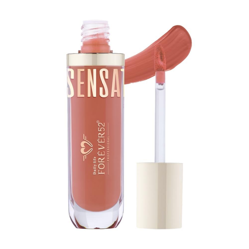 Forever52 Sensational Lip (Muted Mocha-25, 6ml) | Long-lasting & Smudge-proof Matte Liquid Lipstick-image-22