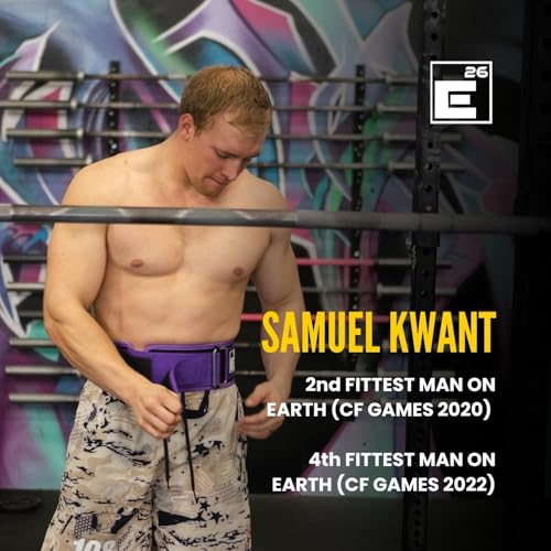 Image of Element 26 Self-Locking Weight Lifting Belt | Premium Weightlifting Belt for Serious Crossfit, Weight Lifting, and Olympic Lifting Athletes (Extra Small, Purple)