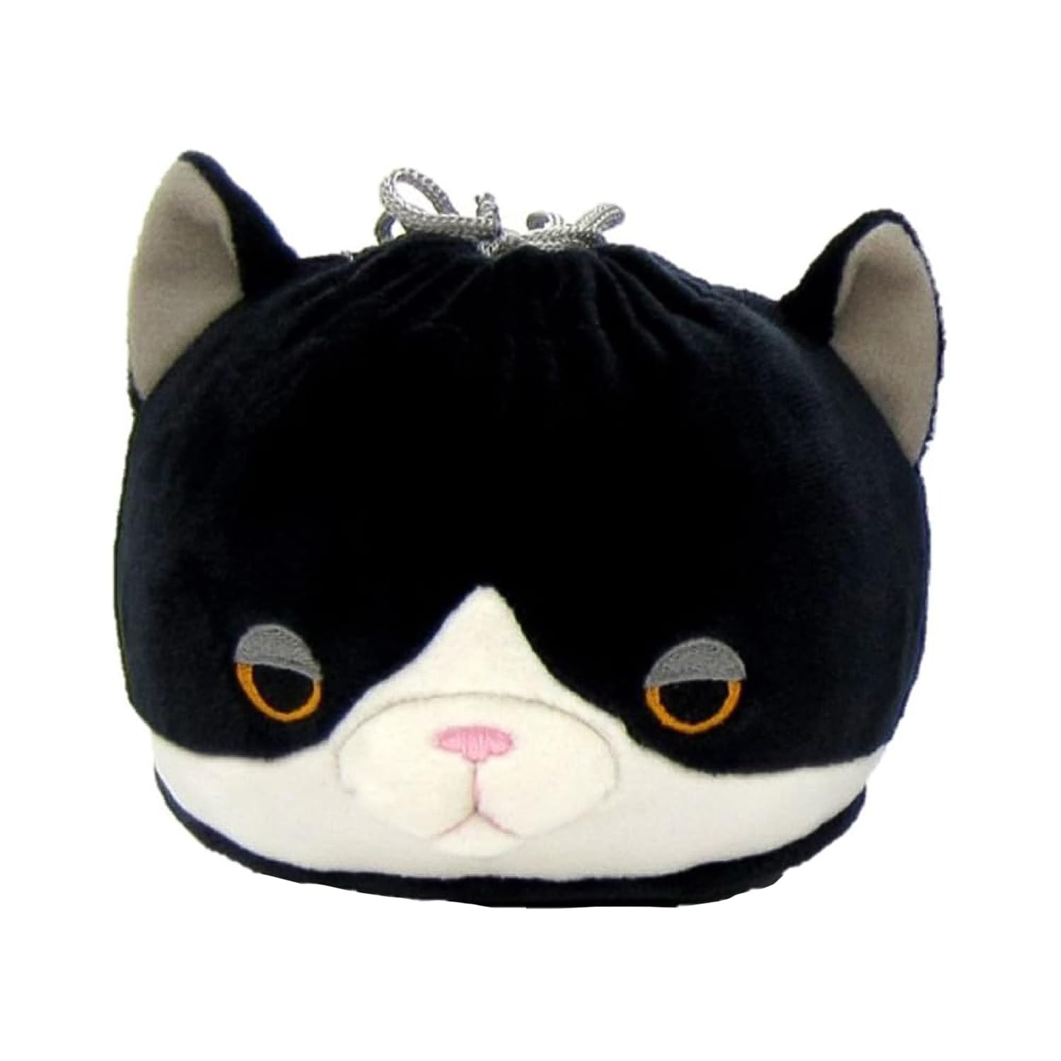 Shinada Global MONK-0200H Mochi Cat Drawstring Bag Bee Blossom M