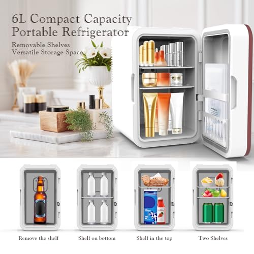 YLFU Skincare Fridge Mini Fridge for Bedroom PC-F001 の商品画像 2