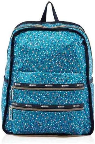 LeSportsac Women's Functional Backpack Laptop, Composition Blue, One Size