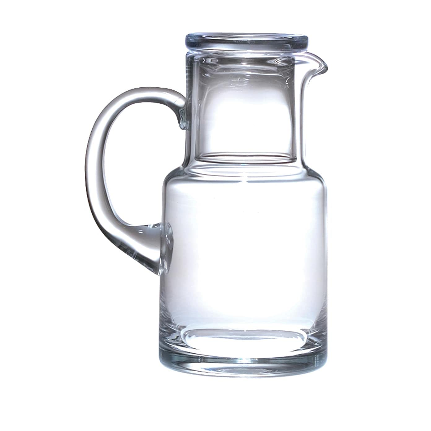 Majestic Regalos at-104 Europea Individual Agua Juego de Jarra con Tapa de Cristal, 28 oz
