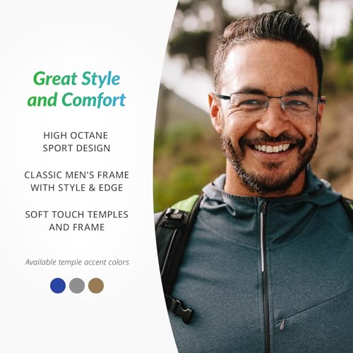 Image of SPORTEX SAV AR4145 Reading Glasses - Flexible, Durable, Lightweight, High-Performance Readers
