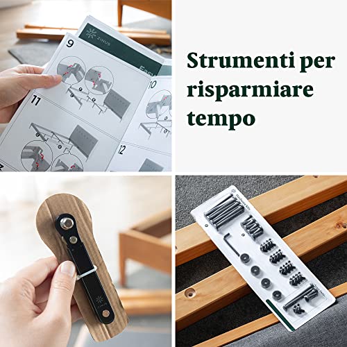 ZINUS Mory 30 cm, Telaio del letto a piattaforma