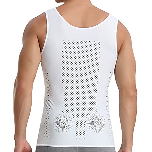 Tops de compresseur slimming homme gainant pour ventre plat et dos - 7