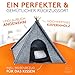 NAPFINO - Gemütliche Hundehöhle & Katzenhöhle - Angenehme Hundehütte Indoor aus Filz - Hundezelt mit weichem Kissen & Anti Milben Bezug - Für Balkon, Garten & Wohnzimmer - Inkl. Spielzeug (Größe M)