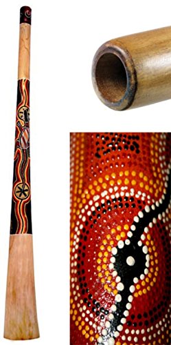 Terre Didgeridoo Teak bemalt 130cm