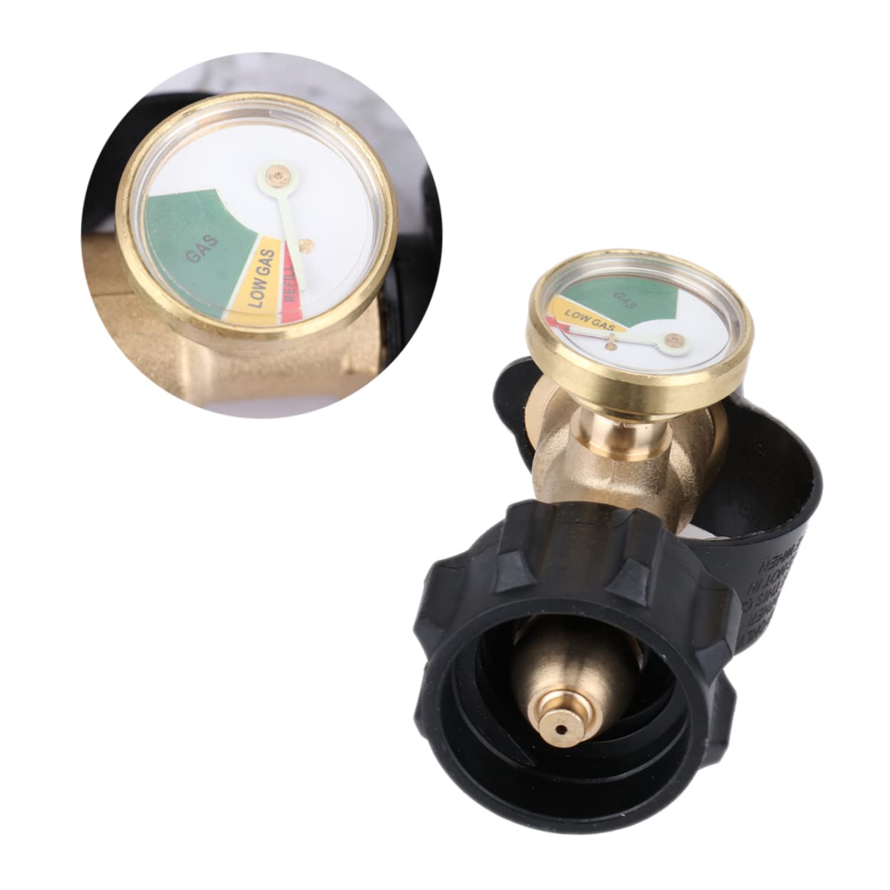 Mipcase Safest Propane Tank Connector with Pressure Regulator Easy Refill for BBQ