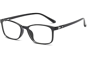 Classic Thick Square Frame Clear Lens Glasses