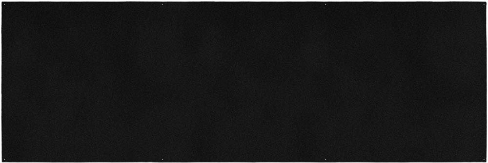 House, Home and More Outdoor Turf Rug - Black - 10 Feet X 30 Feet
