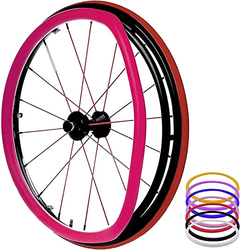 Housses de jante poussoir for fauteuil roulant, housses de main courante for fauteuil roulant, housses de protection for anneau de poussée, 1 paire de roues...