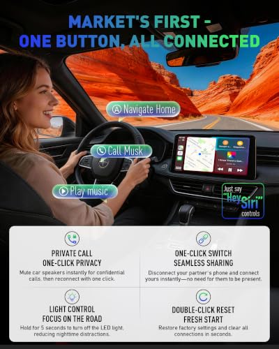 Wireless CarPlay Adapter 2026 Upgraded