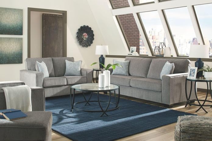 Liam 5 Seater 3+2 Sofa Set for Living Room (Light Grey)-image-48