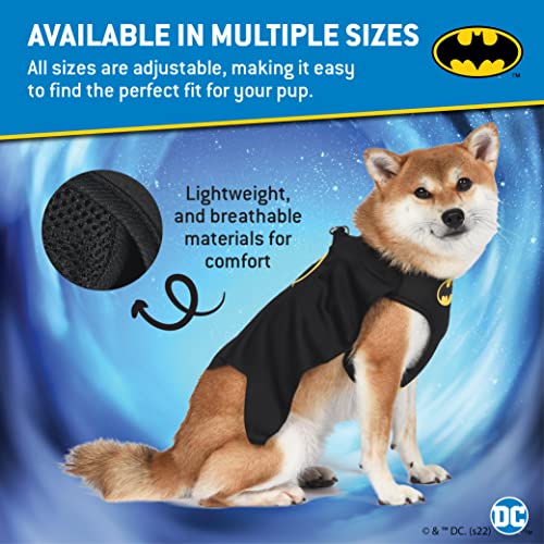 DC Comics for Pets Batman Dog Harness, Large | Soft and Comfortable No Pull Harness for Dogs, Dog Batman Costume | Cute Dog Harness, Dog Halloween Costume, Batman Harness, Puppy Harness, Pet Harness