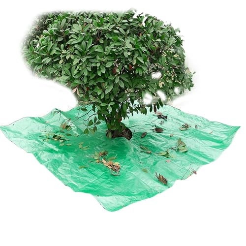 Lona de paisaje, lona impermeable con agujero de 12 pulgadas, lonas de recorte, lonas para podar árboles de jardín, lona impermeable para recortar plantas de jardín, césped artificial
