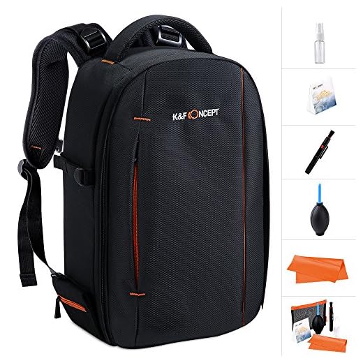 Zaino Fotografico, K&F Concept Zaino per Fotocamera DSLR Montare in Treppiedi Misura in Piccolo per per Nikon D810 A D810 D800 D800E D7200 D7100 D7000 D750 D610 D600 D5500 D5300 D5200 D5100 D5000