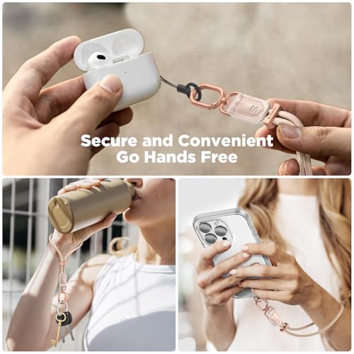 Image of SURPHY Phone Wrist Strap, Keychain Wristlet, Phone Lanyard with Tether Tab