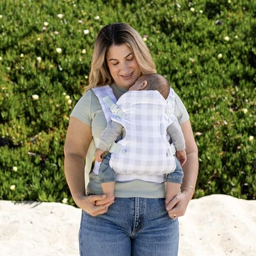 Image of Infantino Flip 4-in-1 Convertible Carrier with Adjustable Ergonomic seat, Head Support, Shoulder Straps, and Waist Belt, 4 Ways to Carry, Can Carry (3.6-14.5 Kgs), Plaid