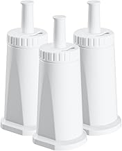 Filtre à eau de rechange pour machine à café Sage® SES008WHT0NEU1, BES008, compatible avec Barista SES810/SES875/SES880/SES920/SES980/SES990/SES450/SES500, Barista Express Lot de 3 filtres à eau