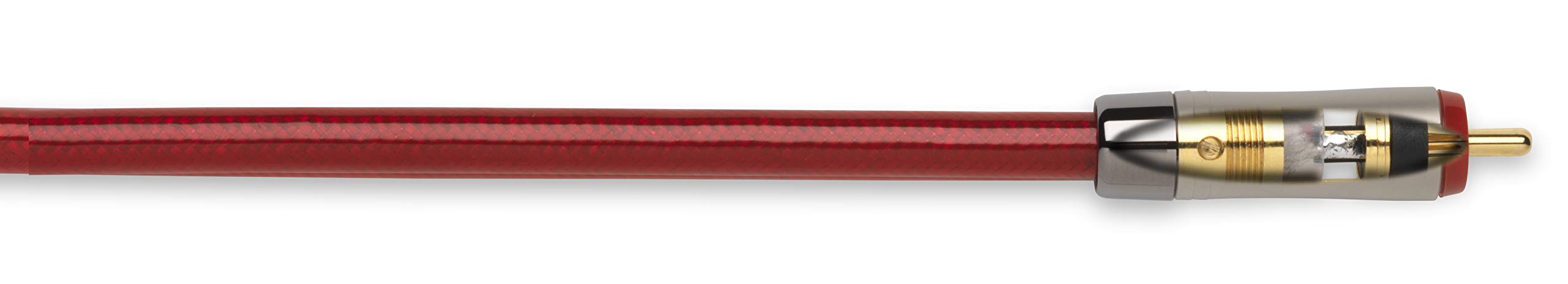 QED QE2453 Câble Audio 1 m Rouge