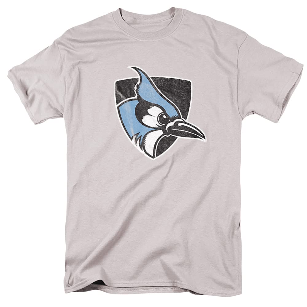 Johns Hopkins University Official Distressed Primary Logo Unisex Adult T Shirt