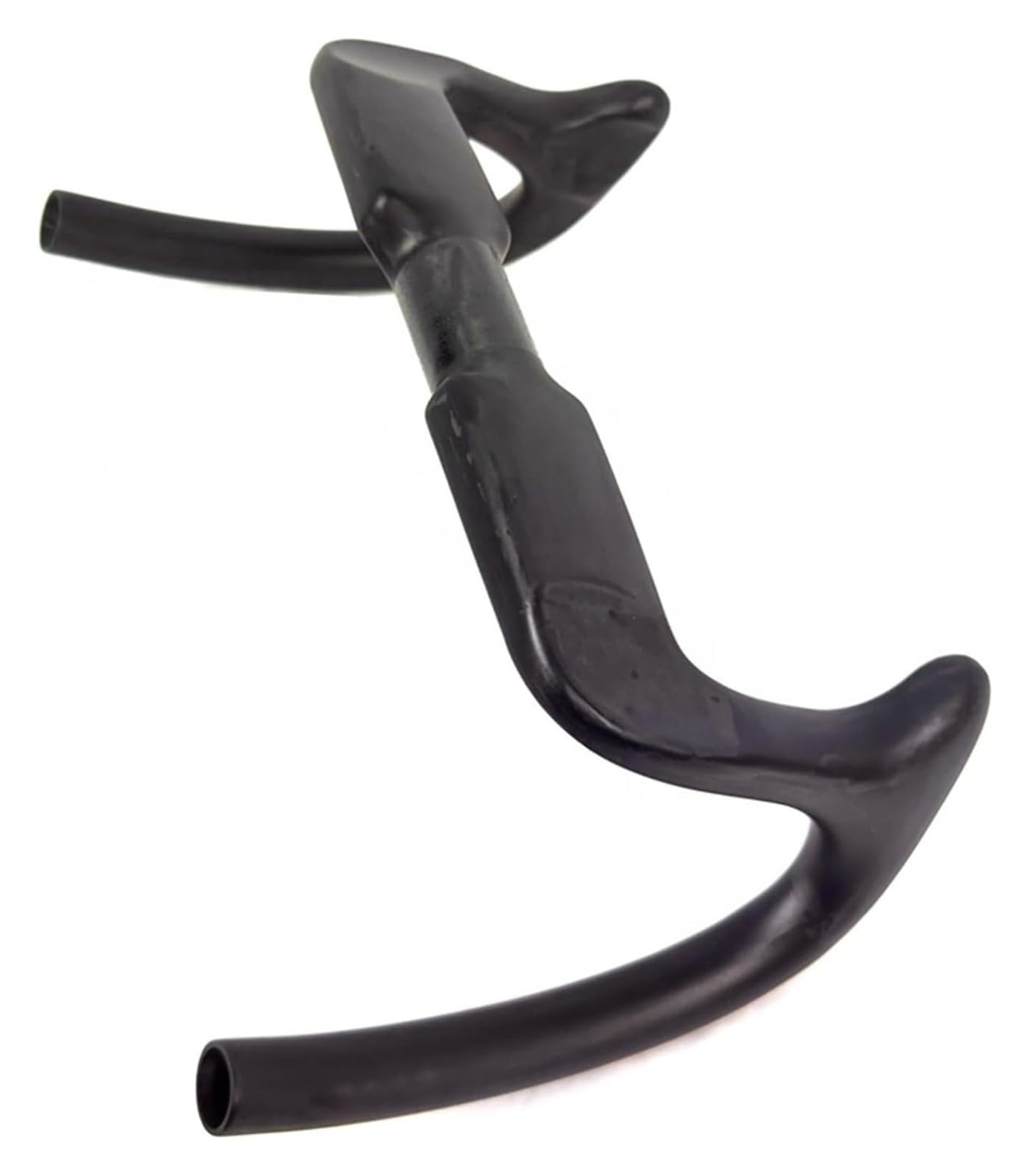 Manillar Bicicleta de Carretera, Manillar de bicicleta de carretera y grava de fibra de carbono con manillar abatible(330mm)