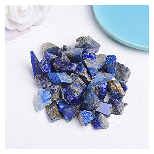 HDSHD Natural Quartz Minerals Specimen Amethyst Rose Quartz Raw Crystals Lrregular Shape Rough Rock Stone Reiki Home Decorati100g (Color : Lazuli)