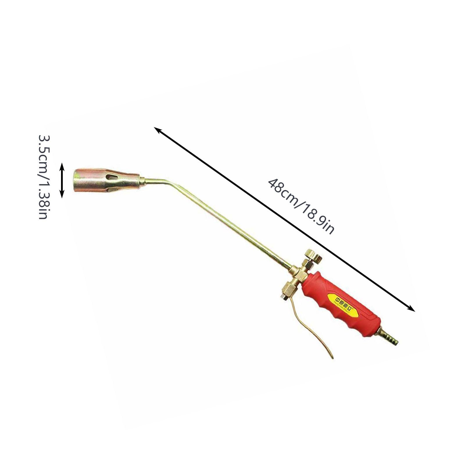 Kit Soplete Quemador Propano Industrial con Manguera 2m - Para Desbrozar, Soldar Chapa y Fundir Asfalto - Compatible con Bombonas Gas Propano (calibre 50)