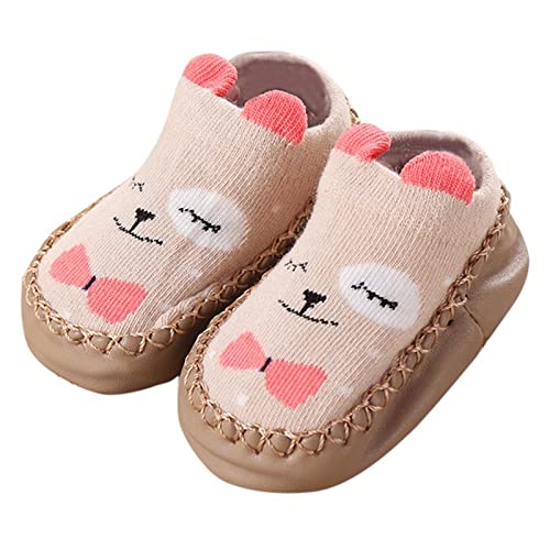 Toddler Cute Cartoon Socks Shoes Boys Girls First Walking Shoes Floor Socks Non Slip Baby Step Shoes Baby Shoes