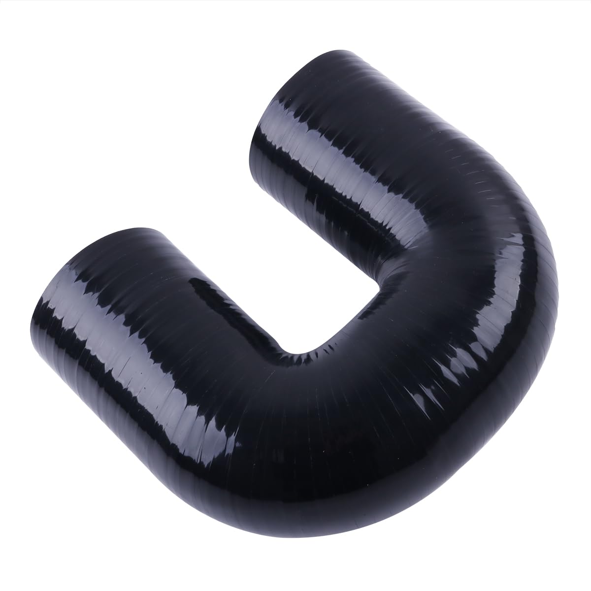 JOIUYOLJ 180 Degree Coupler U Bend Shape Elbow Silicone Hose Pipe ID 2.5"(64mm) Thicknesses 4-ply(5.4mm) Reinforced for engine turbo Air intake boots