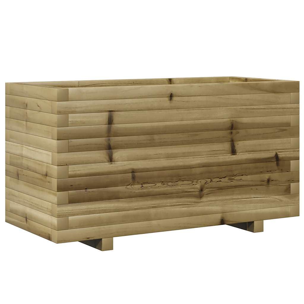 Jardinière surélevée en bois de pin imprégné grand bac pour fleurs légumes et herbes aromatiques
