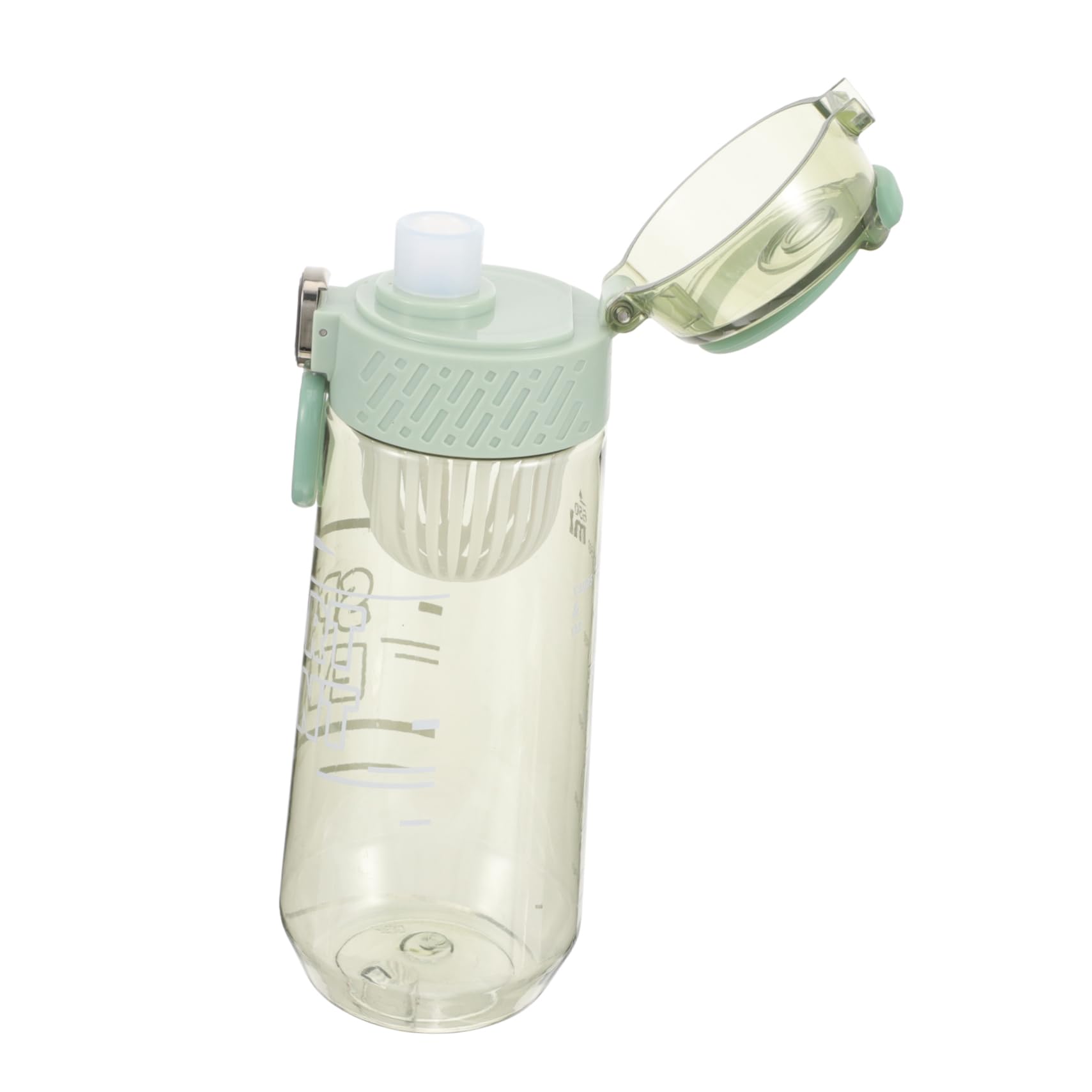 Hemobllo coppa sportiva Portatile bottiglie d'acqua pieghevoli bottiglia tumbler Bottiglia d'acqua all'aperto bottiglia d'acqua riutilizzabile PC Verde chiaro Riutilizzabile