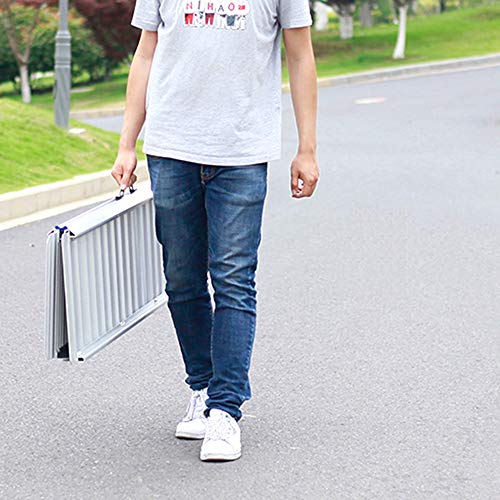 MZTYH Rollstuhlrampe Faltung X1, Auffahrrampe Koffer Rampen Leichte Mobile Roller Mit Rutschfester OberfläChe Tragen… – Bild 4