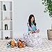 Posh Stuffable Kids Stuffed Animal Storage Bean Bag Chair Cover - Childrens Toy Organizer, Medium 27