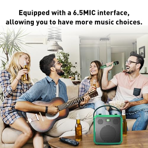 SHIDU-Bluetooth-Voice-Amplifier-50W-with-Wireless-Handheld-Mic-Wireless-voice-amplifier-for-Teachers-Meeting-Speech-Personal-Pa-System-Portable-Microphone-Speaker-with-4-Sound-Effects-for-parties