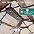 Petyee 10'x10' Gazebo, Hardtop Outdoor Canopy Aluminum Frame Permanent Gazebo with Netting and Curtains, Polycarbonate Garden Tent for Patio, Lawn, Backyard, Deck