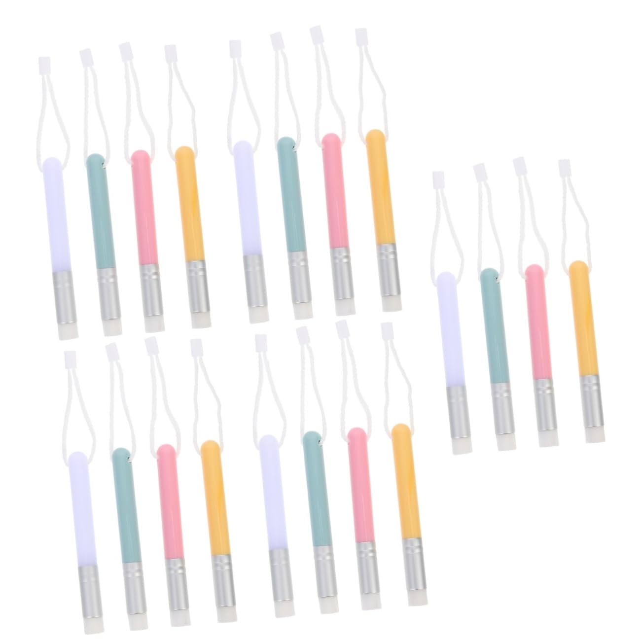 HOMSFOU 5 Sätze Teiliges Mini Ink Blending Pinsel Für Kartenherstellung Weiche Borsten Für DIY Bastelprojekte Für Kleine Ecken Und Komplexe Vorlagen 4 Stücke * 5