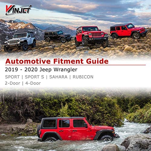 Winjet Compatible with Jeep [2018-2024 Jeep Wrangler JL] [2021-2024 Jeep Wrangler 4XE Plugin] LED Sequential Tail Lights (Smoke)