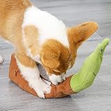 beetoy Hundespielzeug Intelligenz für Schnüffelspiele, Futterspielzeug Hund Quietschendes Kauspielzeug Interaktives Plüschspielzeug, Hunde Geburtstag Geschenk