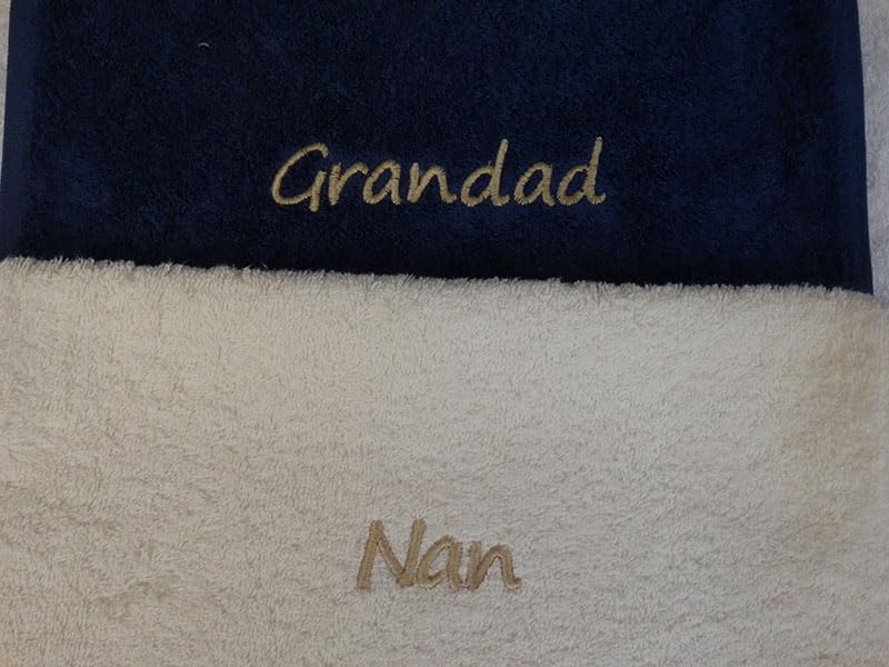 EFY OPULENCE Novelty Face Cloth Gift Set Arse Face Fanny Balls His Hers Nan Mrs Mr Gran (Duck Blue/White, Nan/Grandad)