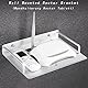 inki Router Regal, Wandhalterung Repeater Rack, Kleiner Projektor Wandregal, Router Tablett, TV Box Halterung, Multimedia Ablage, Beamer Halterung Wand, Starke Aluminiumlegierung, Silber, 23x16cm
