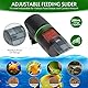 Podazz Automatischer Fischfutterer, Feuchtigkeitsbeständiger 200ml Auto-Futterer für Aquarien. Programmierbare Fütterung, ideal für Urlaub & Wochenende(Grün)